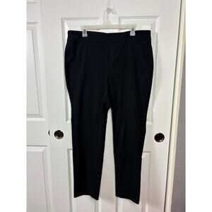 JM Collection Plus Slim Leg 1X Black Pull On Pants Comfort Waistband NWT